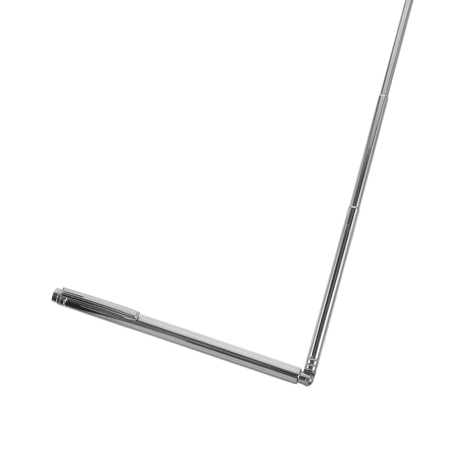 

2pcs Stainless Ruler Divining Rods Durable Lightweight Professional Tool Silver Color Adjustable Length Outdoor