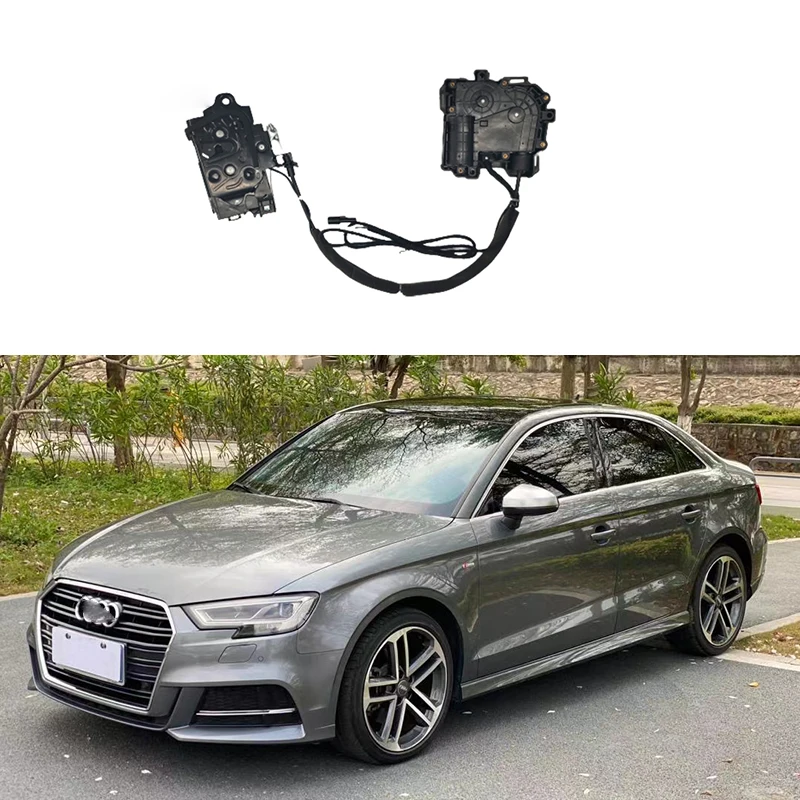 Smart Auto Electric Suction Door Lock for Audi A3 CA 2013-2021 Automatic Soft Close Door Super Silence Car Vehicle Door