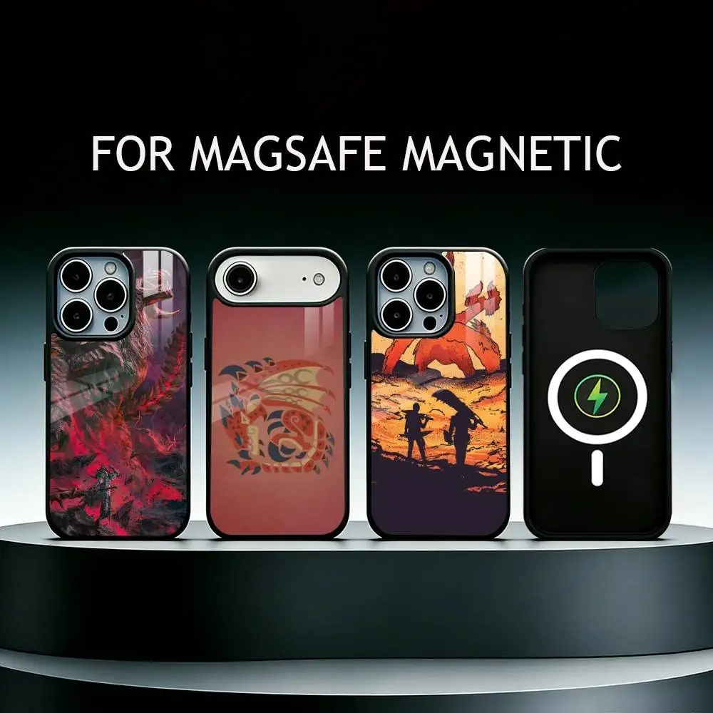 

Monster Hunter Phone Case For iPhone17,16,15,14,13,12,11 Plus,Pro Supports Magnetic Wireless Charging