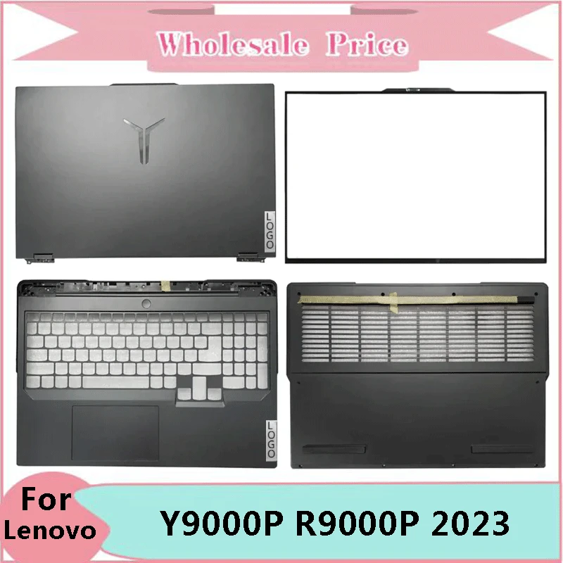 

New For Lenovo Y9000P R9000P 2023 Legion Pro 5 16IRX IRX8H Laptop LCD Back Cover Front Bezel Upper Palmrest Bottom Case Keyboard