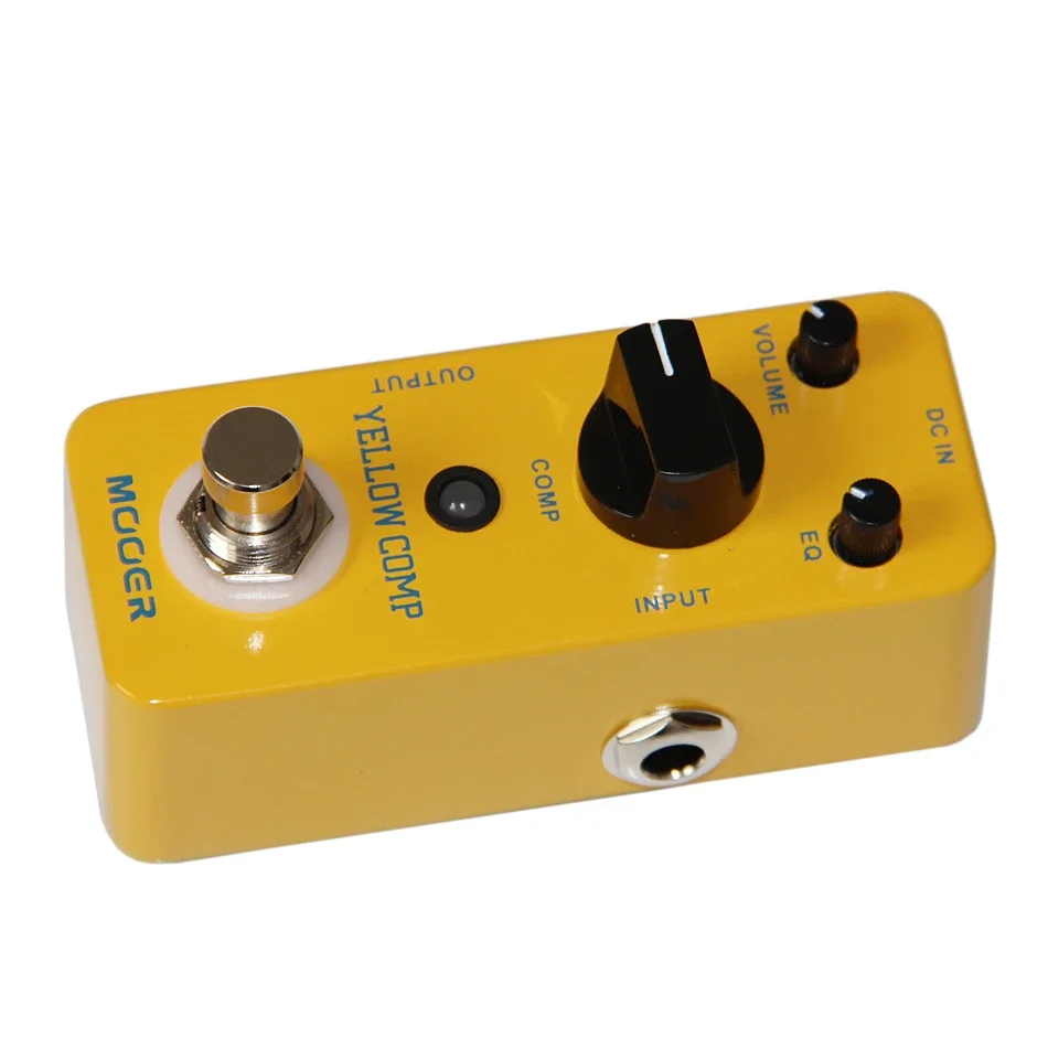 Mooer Yellow Comp Optical Compressor Effect Pedal Mini Guitar Pedal for Electric Guitar Full Metal Shell True Bypass