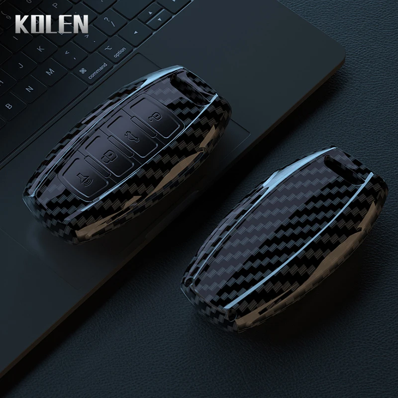 ABS Carbon Fiber Car Key Case Cover Shell For Great Wall Haval Hover H6 H7 H4 H9 F5 F7 H2S Protector Holder Fob Bag Accessories - view 6