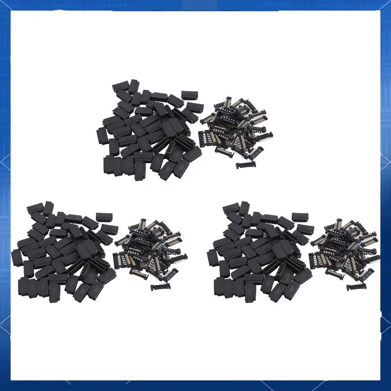 

150Pair L29-Sata Plug 5 Holes SATA Male SATA Male Socket Serial Port 15P Power Connector Shell Plug And Shell