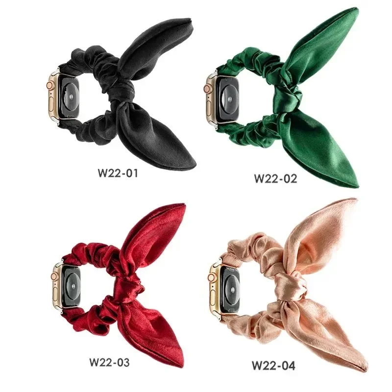 Strap for apple watch 9 8 7 6 SE 5 4 band strap Elastic Fashion Bracelet for Women Wristband apple watch series 1 2 3 38MM 42mm