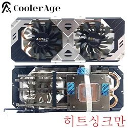 ZOTAC GeForce GTX 960 용 오리지널 비디오 카드 방열판, 그래픽 카드 냉각 방열판, 4G D5 용 GTX960