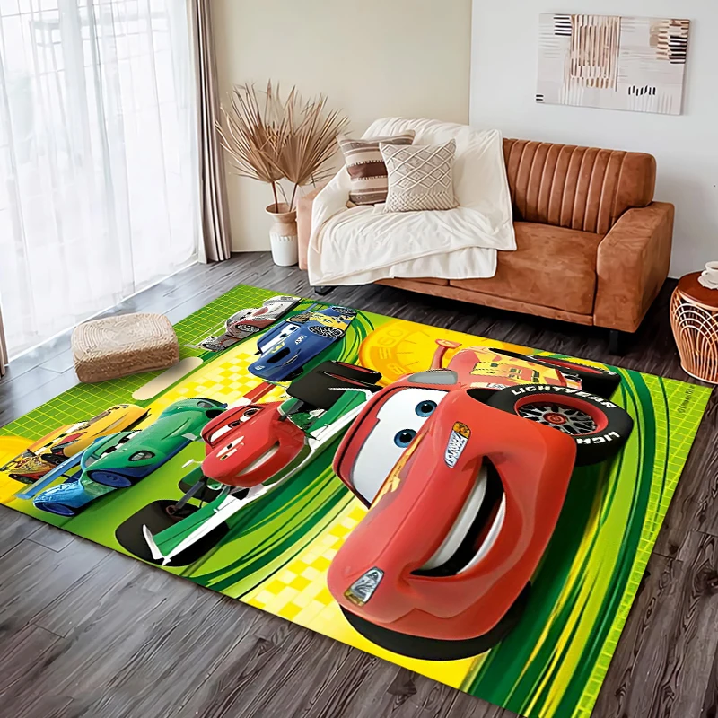 Disney Lightning McQueen tappeto modello auto tappeto per soggiorno tappetino da bagno tappeto zerbino creativo per la decorazione della casa della