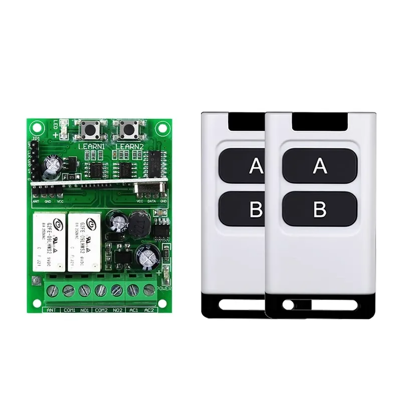 Wide Voltage DC12-48V Two-way Wireless Remote Control Switch For Home Lighting Control Chandelier Table Lamps