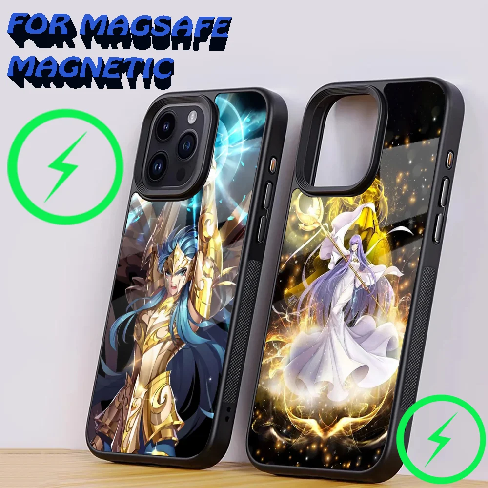 

S-Saint S-Seiya Phone Case For iPhone 16,15,14,13,12,11,Plus,Pro,Max Mini Magsafe Magnetic Wireless Charging