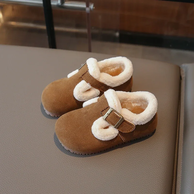 

2025 Winter New Children's Snow Boots, Girls' Warm Boots, Fashionable Multi functional Children's Anti slip Cotton Boots