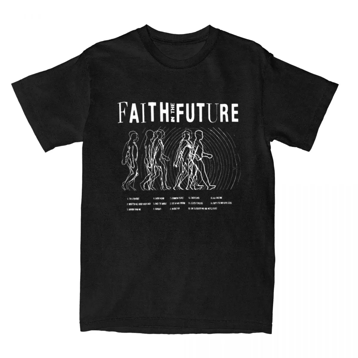 Camiseta de la gira mundial Faith In The Future para hombres y mujeres, camiseta de Louis Tomlinsons Singer, camiseta de manga corta con cuello redondo, Camiseta de algodón puro