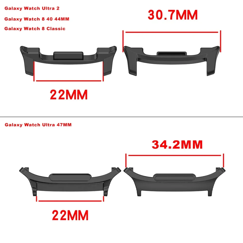 Cinturino in acciaio inossidabile per Samsung Galaxy Watch 8 40mm 44mm Ultra 2 Correa cinturino per Galaxy Ultra 47mm/8 cinturino classico