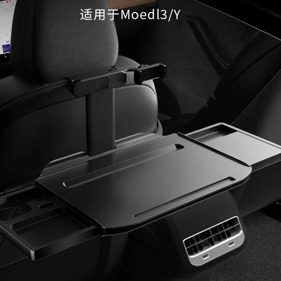 Model 3 Model y rear Seat back Flodeing Table Tray For  Tesla Accessories