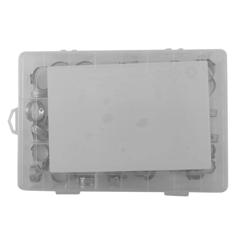 ABXF-Зажим для шланга с одним ухом из нержавеющей стали, 160 шт., 6-23,6 мм, набор обжимных зажимов для шланга, бесступенчатые кольца для ушей, обжимные кольца