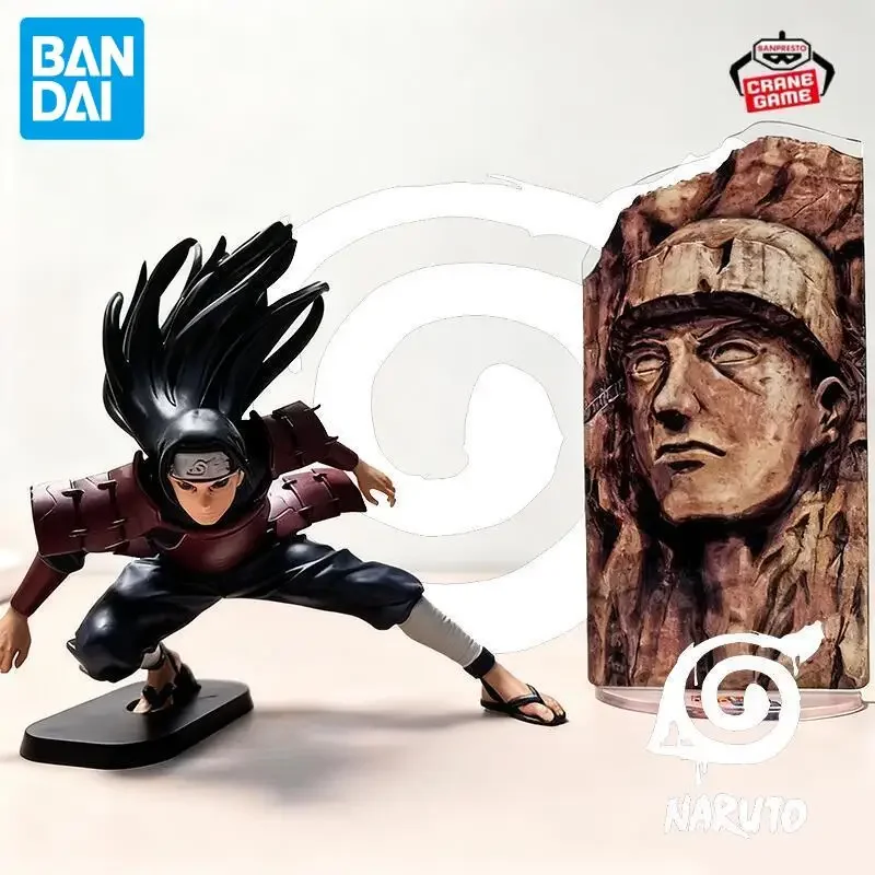 In Magazzino Bandai Originale Naruto Shodai Hokage Anime Figure Modello di Azione Bambole Del Fumetto Giocattoli Pvc Desktop Ornamenti Regali di Festival