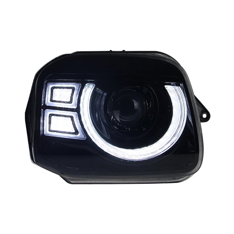 

Fashion LED Dual Optical Headlamp Headlight Assembly for SUZUKI JIMNY 2007-2015 Head Light Head Lamp Plug and Play