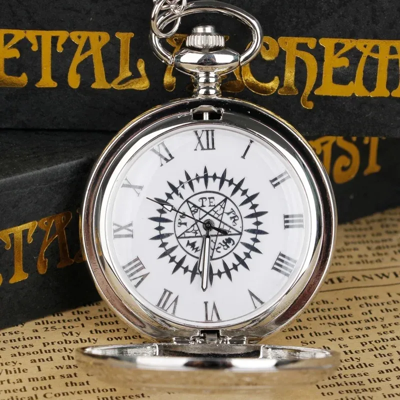 Nieuwe Mode Zilveren Quartz Zakhorloge Steampunk Holle Skelet Analoge Hanger Ketting Mannen Vrouwen Gift