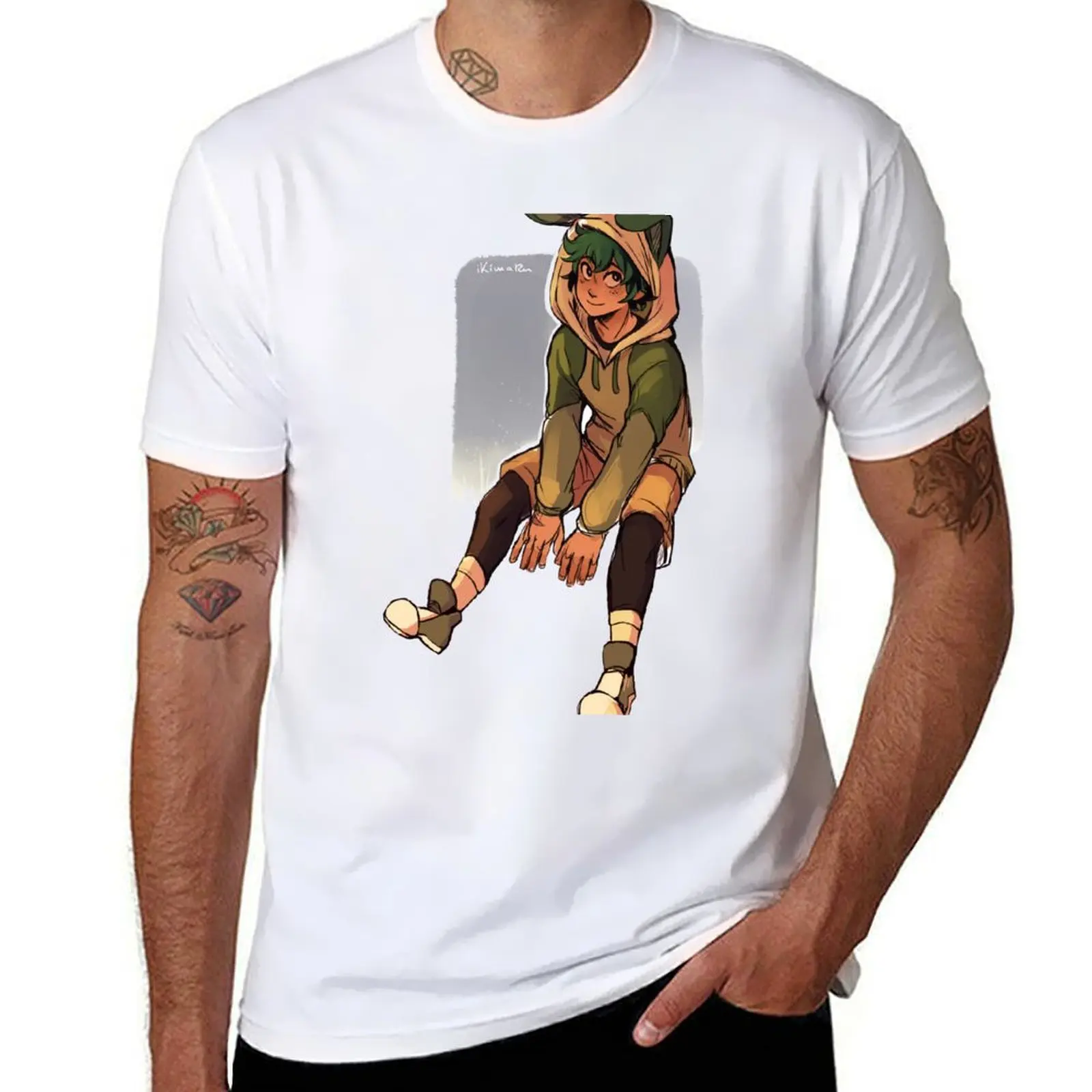 

Bunny Deku T-Shirt mens graphic t shirts man t shirts cotton T-Shirt