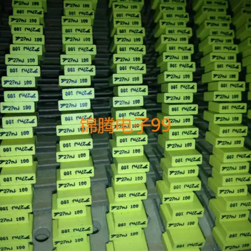 10-100pcs original brand new TPC Thomson film capacitor 0.027UF 100V 27NF 273 pin distance 5MM