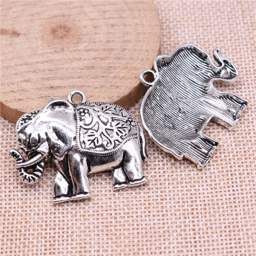 For Jewelry Making Charms Decoration Big Elephant Diy