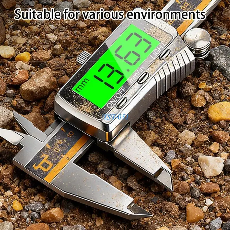 E15A LCD Display 150mm Electronic Digital Caliper Vernier Calipers Gauges Micrometers