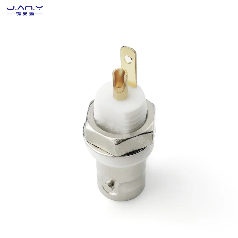 1 piece BNC female base welding wire type high temperature resistant bnc-ky panel connector Q9 female coaxial video socket