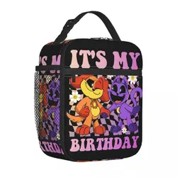 Its My Birthday Dogday Catnap borse per il pranzo isolate borsa termica contenitore per pasti Critters sorridenti scatola per il pranzo portatile Tote Food Bag