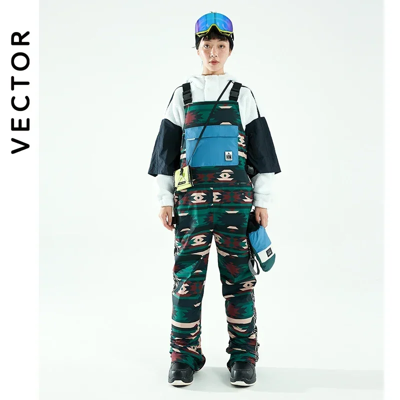 VECTOR New Style Herren- und Damen-Ski-Skijacke, Latzhose, Winter, warm, winddicht, wasserdicht, Outdoor-Sport, Snowboard