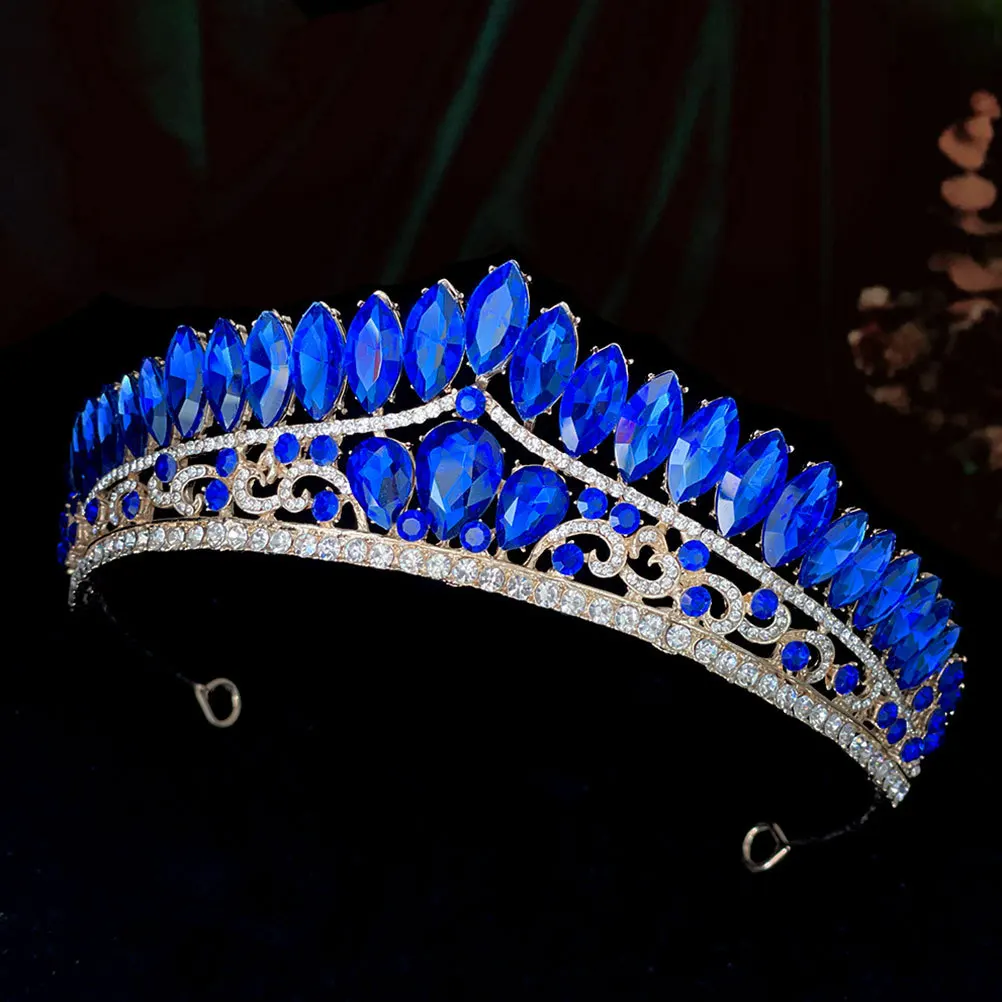 

Stunning Rhinestone Crown Bridal Headpiece Eyecatching Headdress for Bridesmaid Wedding Birthday Party and Receptions
