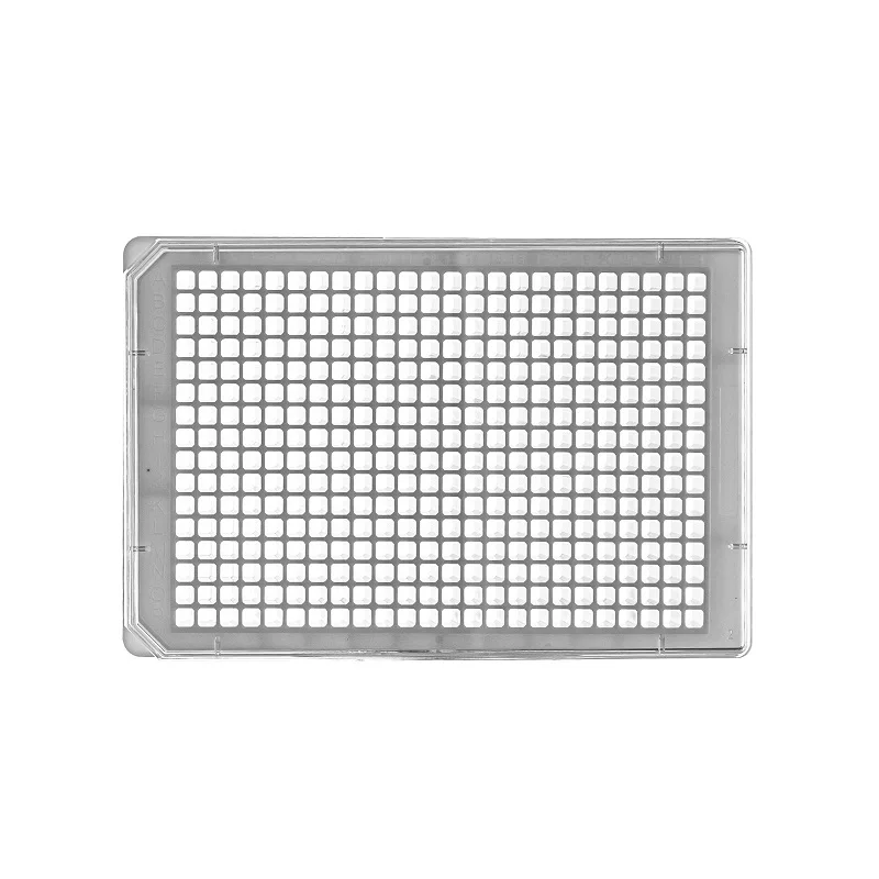 LABSELECT 384-Well Cell Culture Plate, White Plate And Clear Bottom, 11615