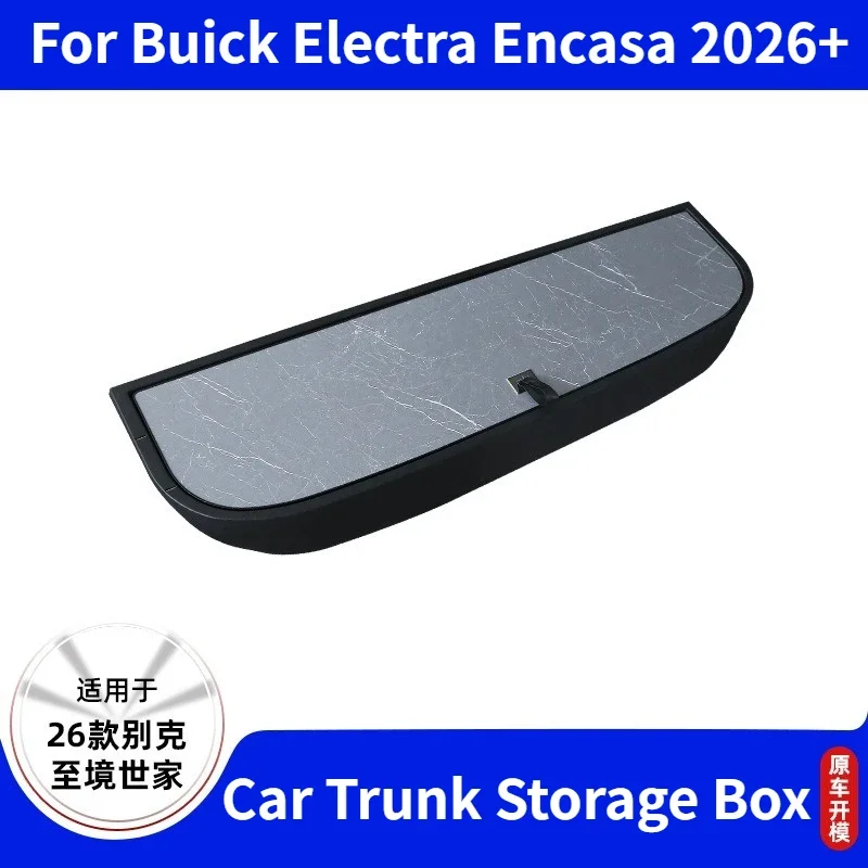 Large capacity Car Trunk Storage Tool Box For Buick Electra Encasa 2026+ Rear Sundries Organizer Box Modified Stowing Tidying