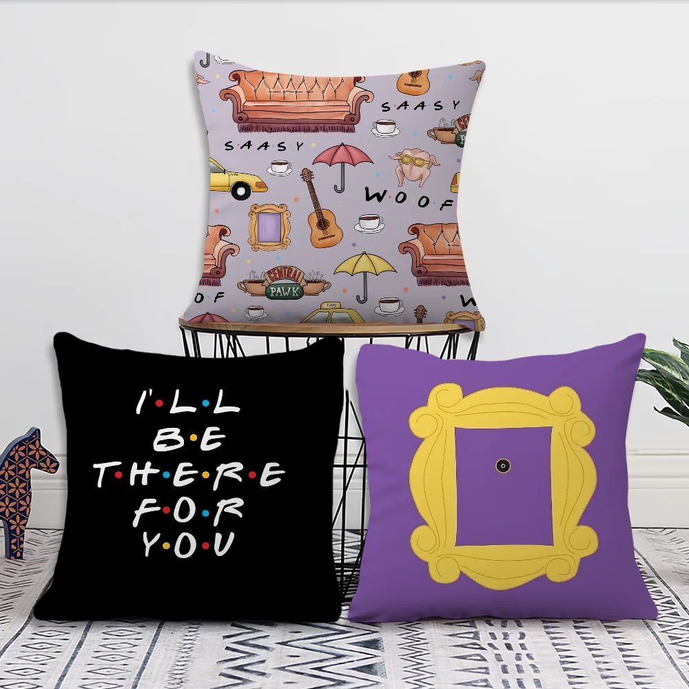 Klasyczna poszewka na poduszkę z programu telewizyjnego Friends Sofa Pokój dzienny Sypialnia Zagłówek Poduszka na oparcie Kwadratowa poduszka Nap Time