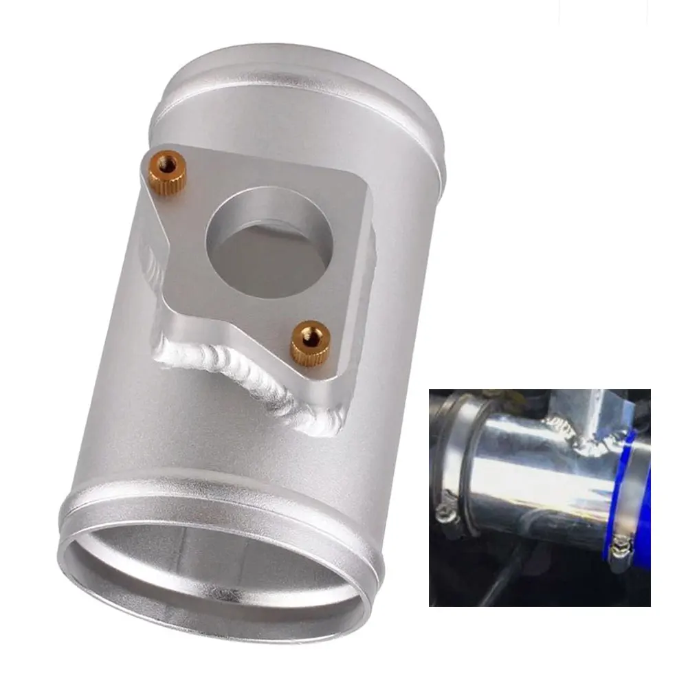 76mm Mass Air Flow Sensor Adapter Intake Pipe Tube For Toyota For Mazda For Honda Flange Air Flow Meter Base MAF005