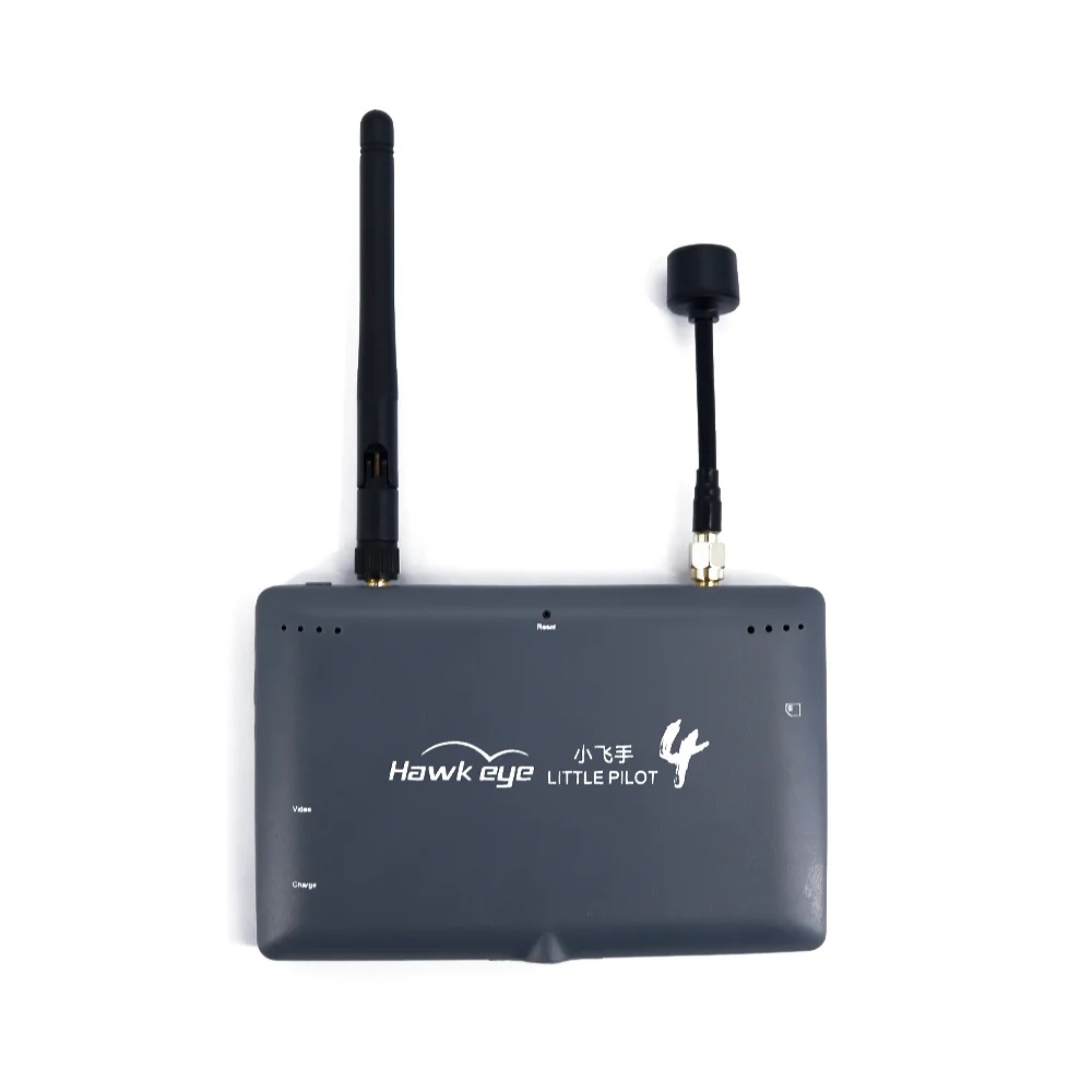 Hawkeye Little Pilot 4 version4 V4 5.8GHZ 48CH Built in DVR Battery Dual Receivers 800X480 LED FPV Monitor For RACING Drone