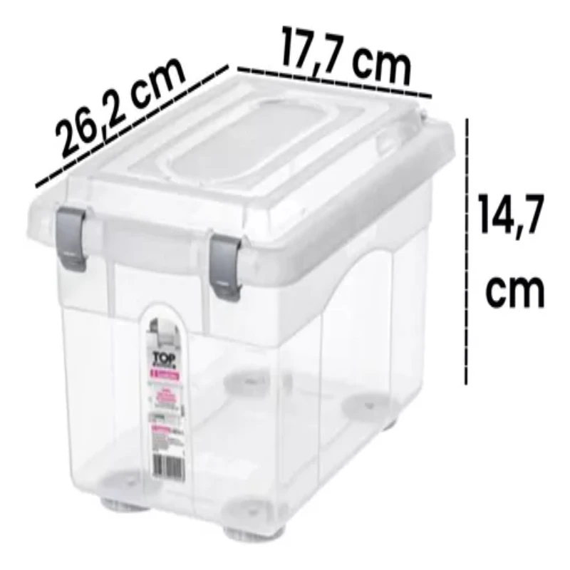 2 Box Organizer Peq High 4.3 L Rigid  Top Stock Organization for  Boxes