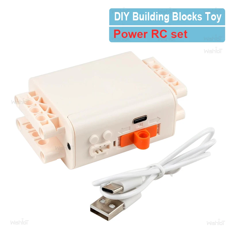 

Строительный блок 7,4 В, 1000 мАч, литиевый аккумулятор, совместимый с батарейным блоком Legoeds AA, блок питания 8883 для электродвигателя