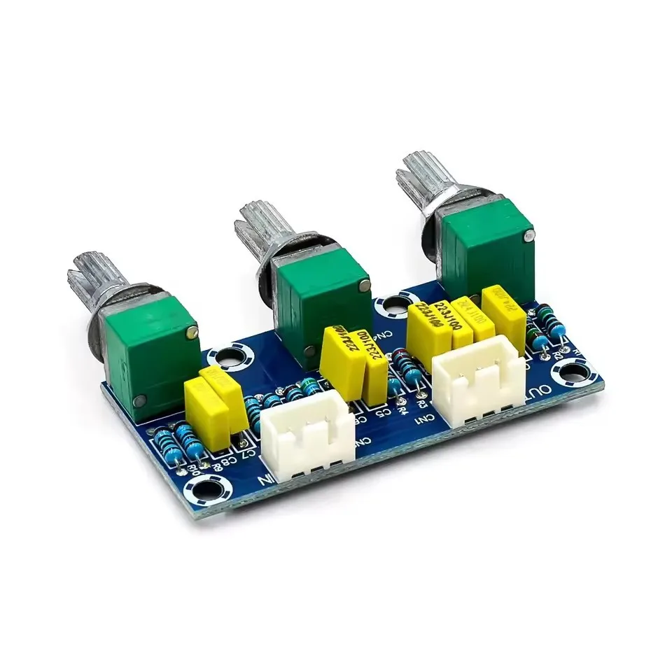 3pcs XH M802 Passive Tone Board Preamplifier Bass Treble Control HiFi Audiophile Grade for Amplifier DIY