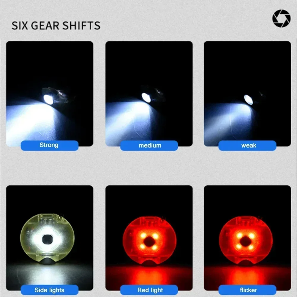 سلسلة مفاتيح صغيرة مصباح يدوي جيب مفتاح الشعلة USB قابلة للشحن متعددة الوظائف مقاوم للماء الفلورسنت المغناطيسي تحذير التخييم مصباح