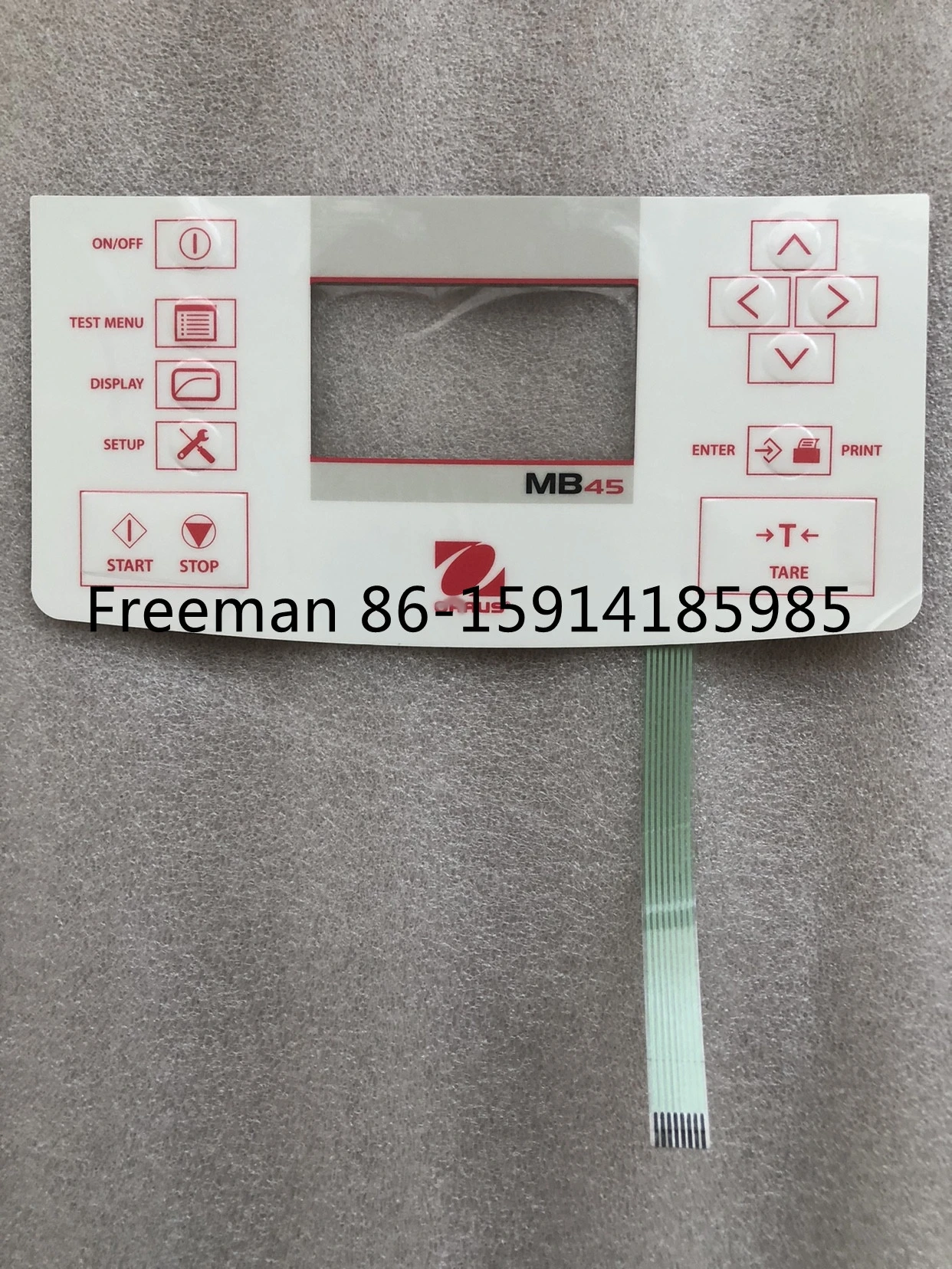 New Replacement Touch Membrane Keypad for OHAUS MB45