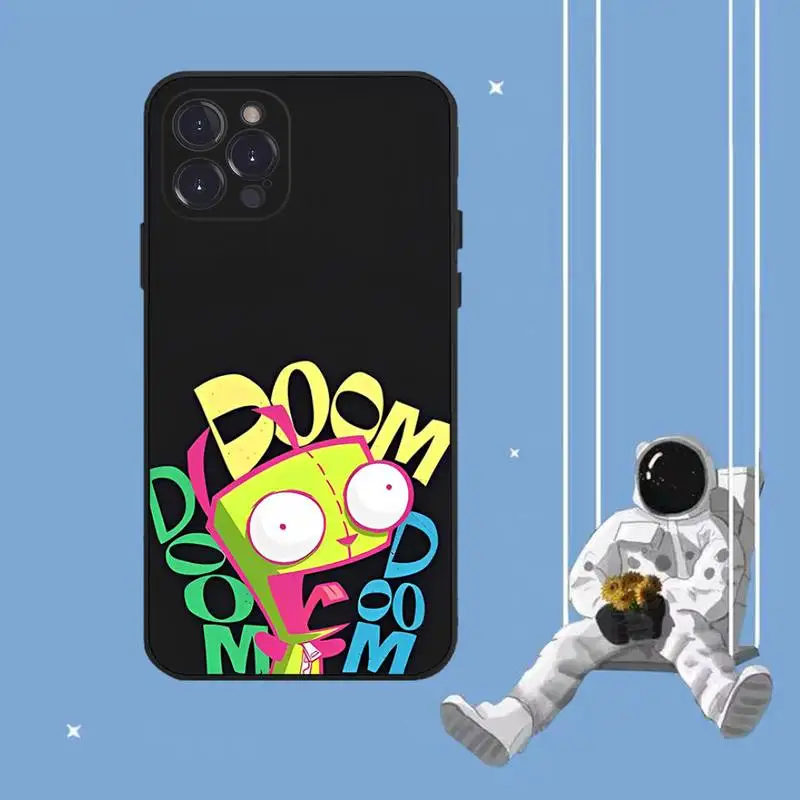 Invader Zim Phone Case For iPhone 8 7 6 6S Plus X SE 2020 XR XS 14 11 12 13 Mini Pro Max Mobile Case