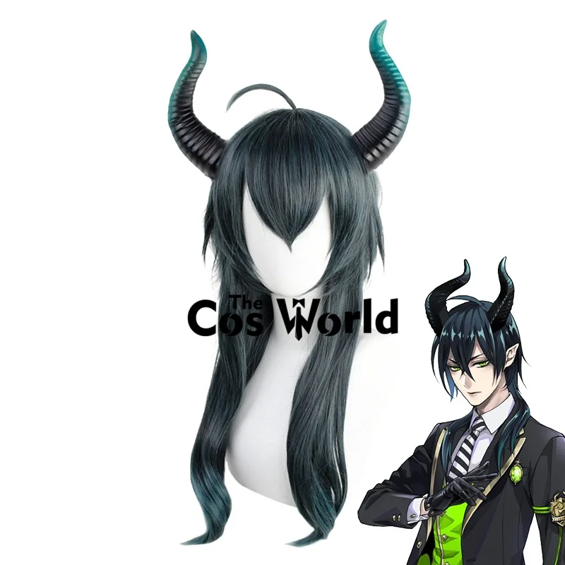 

Парик для косплея по игре Twisted Wonderland Diasomnia Dorm Malleus Draconia, синтетические волосы + шапочка для парика
