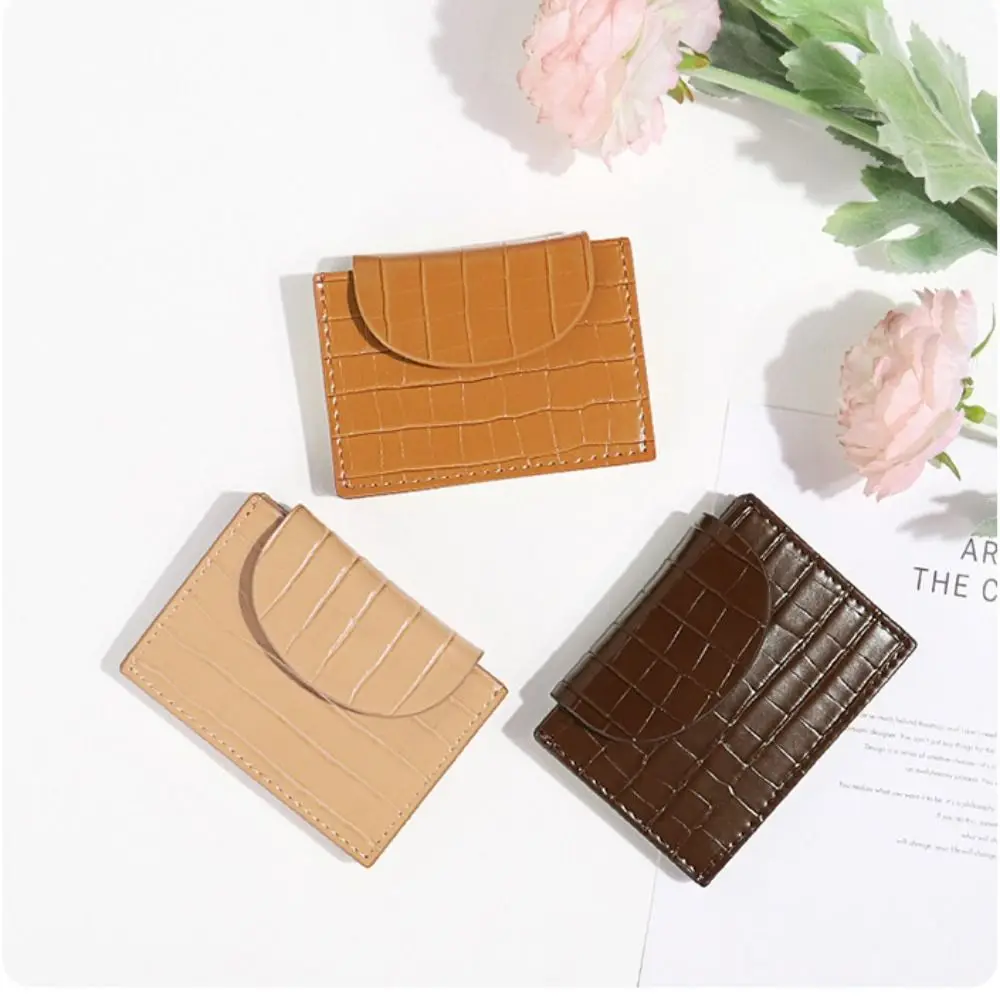 New PU Leather Women Wallets Large Capacity Small Coin Purse Portable Dopamine Color Card Holders Female