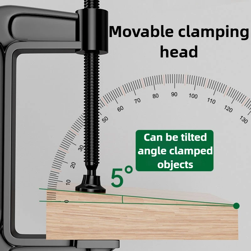 Carpenter G-shaped Fixed Clamp Woodworking Heavy Duty Fixture Board Thickened Adjustable C Type Board Clamp DIY Fixing Clips