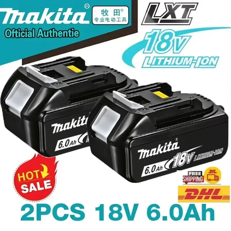 

100% Genuine 18V Makita 6Ah/5Ah/3Ah for Makita Battery BL1840 BL1830B BL1850B BL1850 BL1860 BL1815 Replacement Lithium Battery