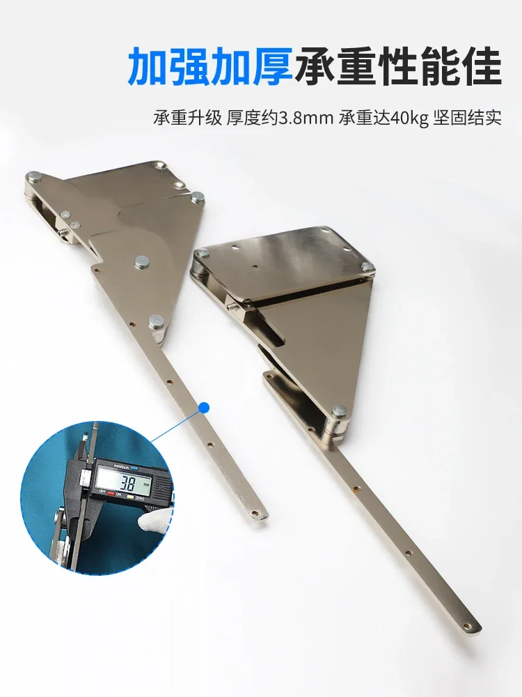 Flip up and down panel folding table hardware accessories clothing bookcase dining  hidden multi-functional small apartment