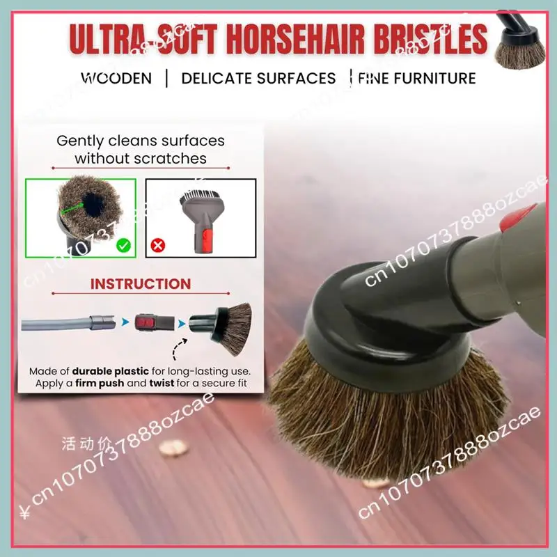 A26P For Dyson V8 Attachments For Dyson Horsehair Vacuum Brush For Blinds, Furniture, & Delicate Surfaces