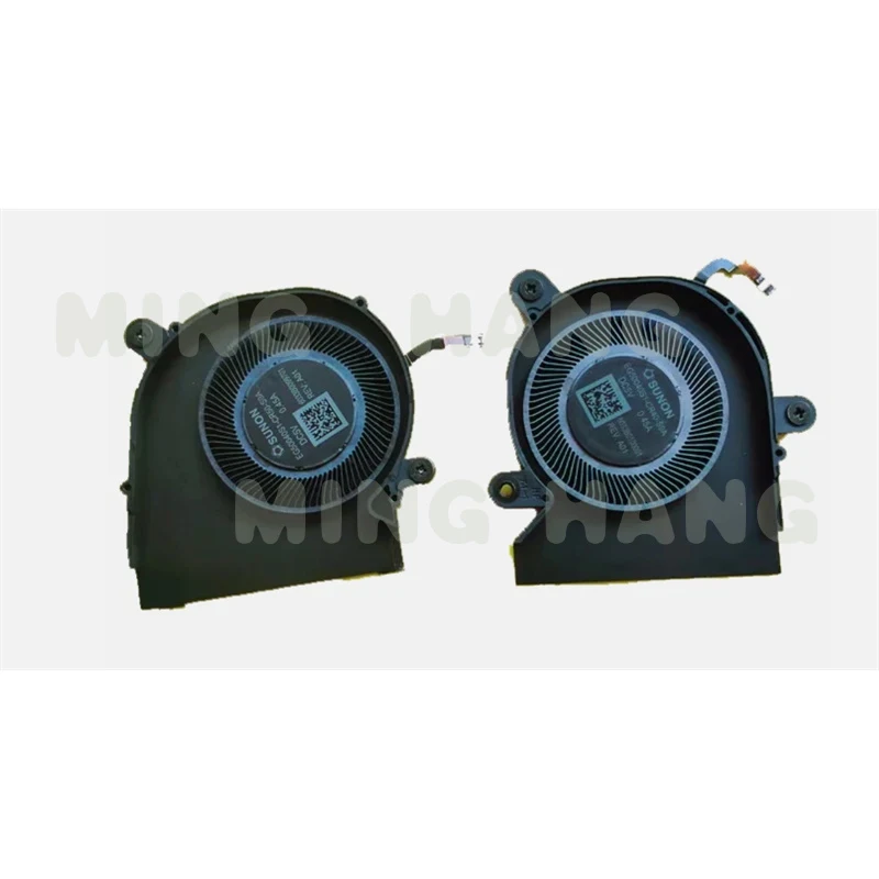 

l New N11560-001 For HP Elite Dragonfly G3 CPU+GPU COOLING FAN R+L DC5V