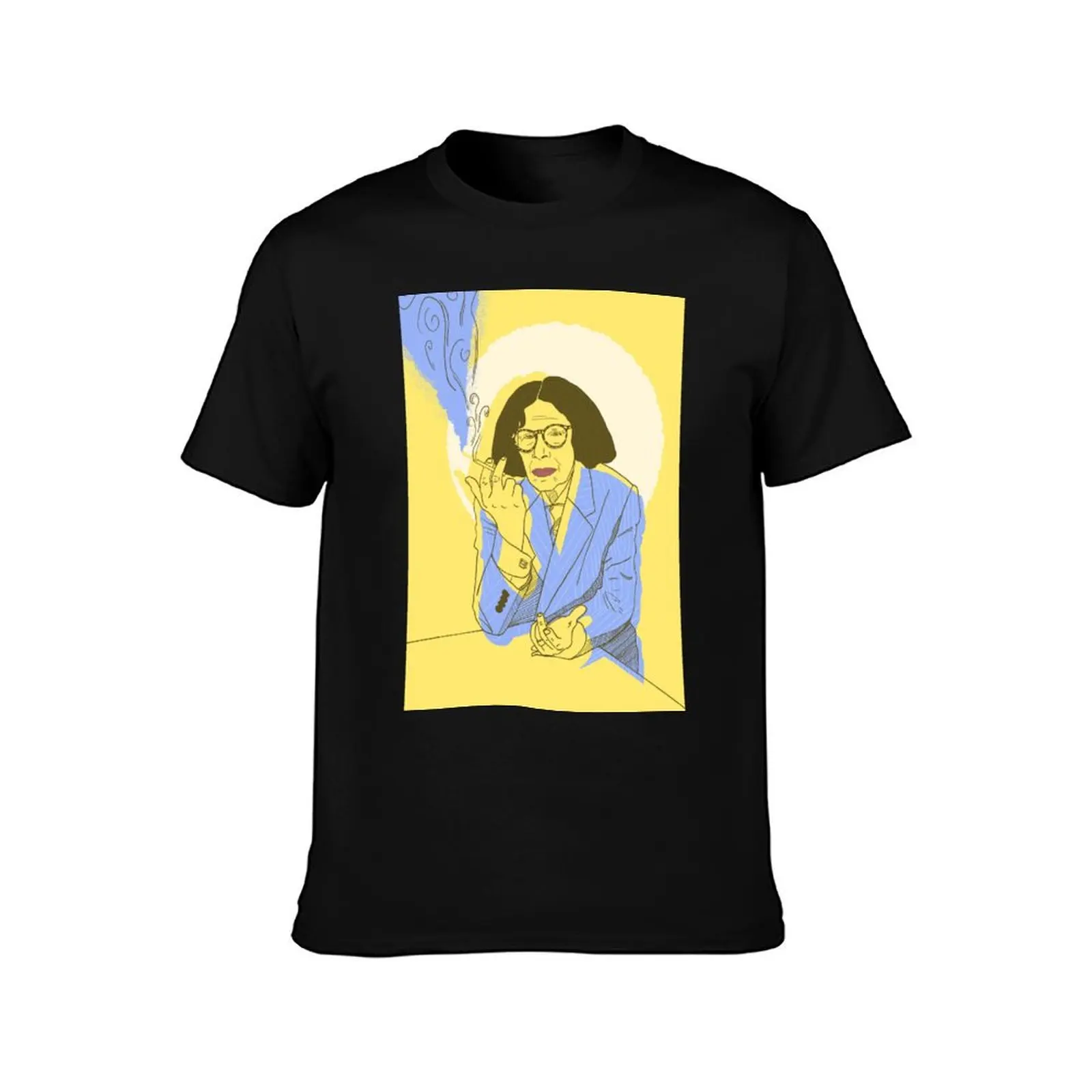 Fran Lebowitz T-Shirt Summer Casual Cotton Tee Oversized Streetwear Tops Vintage Graphic Print Loose Fit Short Sleeve