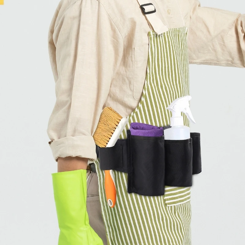 Gardening Belt Garden Tools Belt Men Utility Belt Bag Waist Apron with Pocket Construction Carpenters Belt Organizers