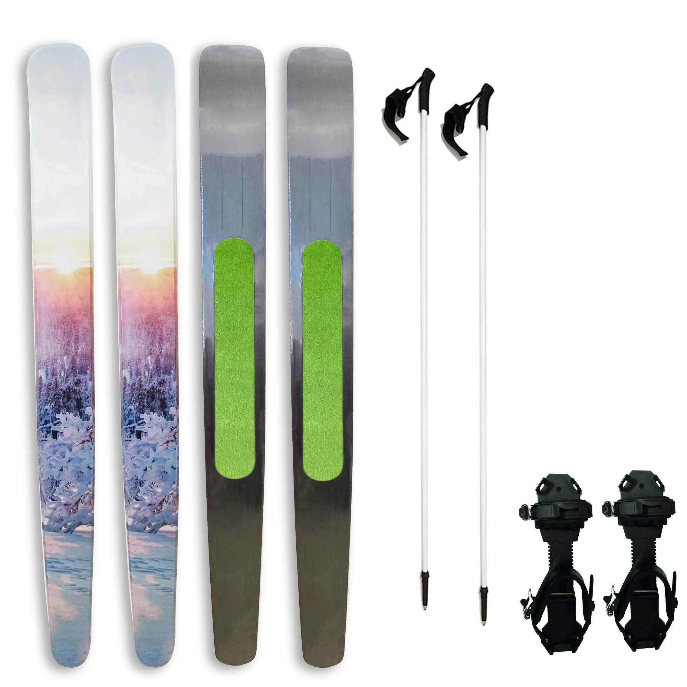 Manufacturer Price Wood PU foam Core Four Lengths 160-230-250-270cm Haghus Back Country Skis