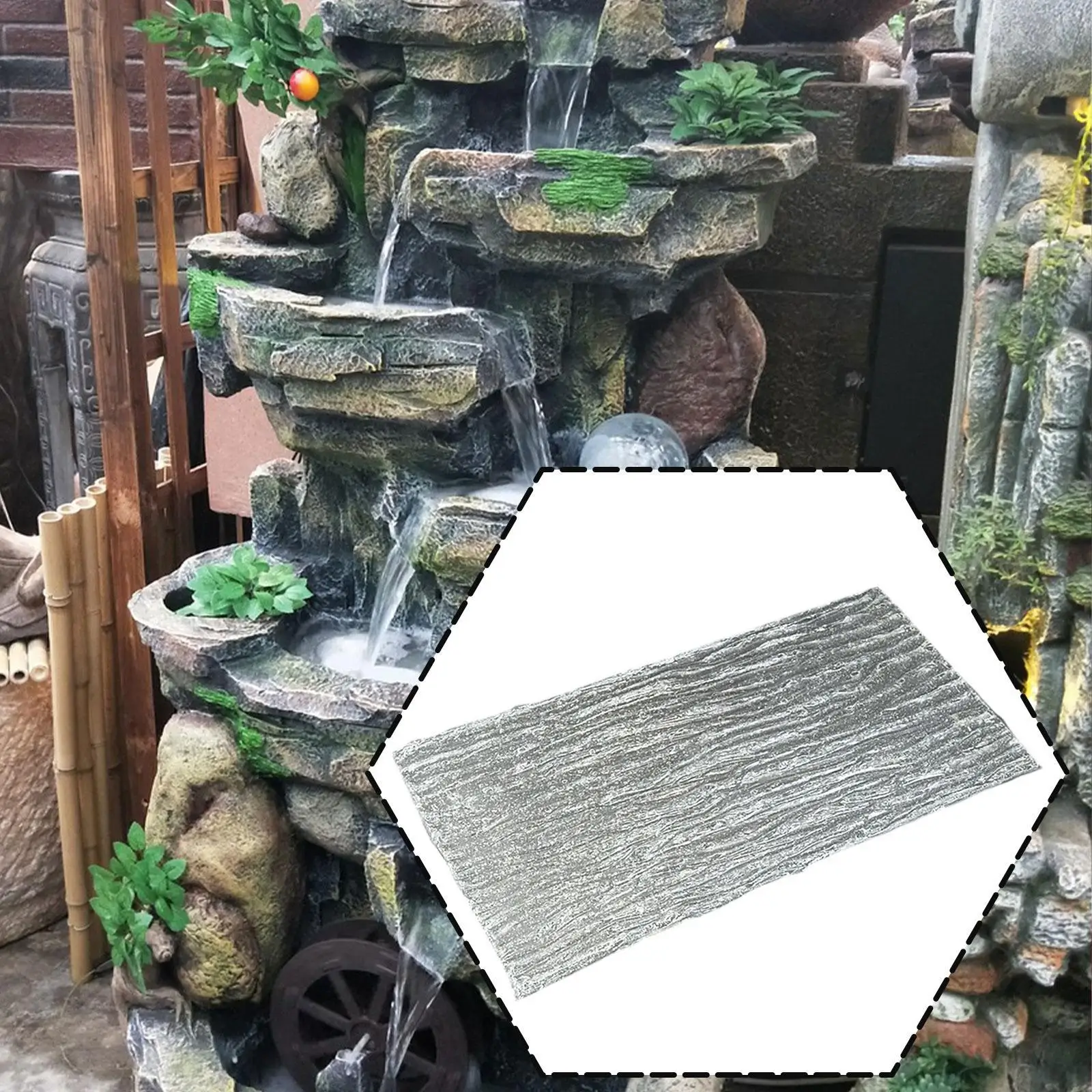 

Realistic Waterfall Model Water Texture Garden Artificial Water Effect Sheet